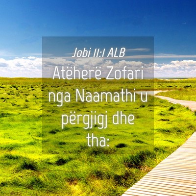 Picture 04 - Jobi 11:1 ALB - Atëherë Zofari nga Naamathi u përgjigj dhe - Bible Verse Picture