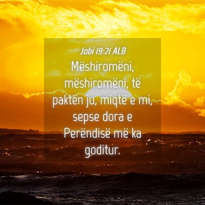 Picture 04 - Jobi 19:21 ALB - Mëshiromëni, mëshiromëni, të paktën ju, - Bible Verse Picture