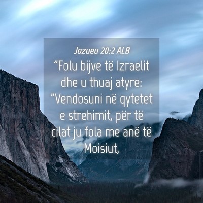 Picture 04 - Jozueu 20:2 ALB - 