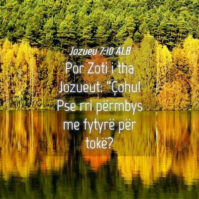 Picture 04 - Jozueu 7:10 ALB - Por Zoti i tha Jozueut: 