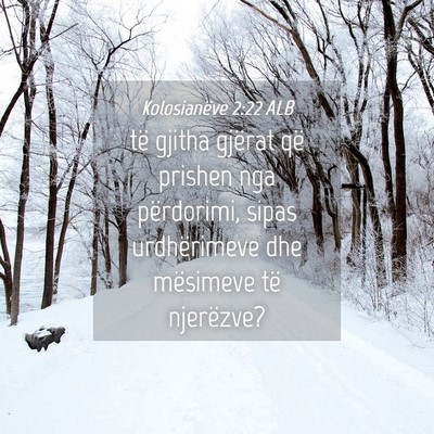 Picture 04 - Kolosianëve 2:22 ALB - të gjitha gjërat që prishen nga përdorimi, - Bible Verse Picture