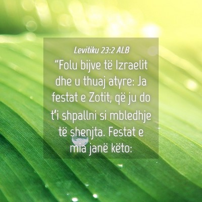 Picture 04 - Levitiku 23:2 ALB - 