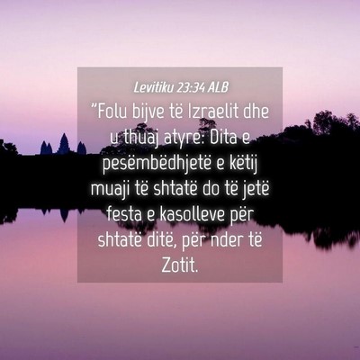 Picture 04 - Levitiku 23:34 ALB - 