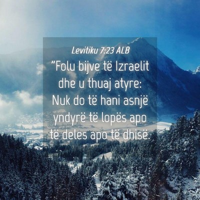 Picture 04 - Levitiku 7:23 ALB - 