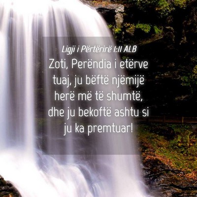 Picture 04 - Ligji i Përtërirë 1:11 ALB - Zoti, Perëndia i etërve tuaj, ju bëftë - Bible Verse Picture