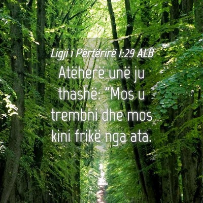 Picture 04 - Ligji i Përtërirë 1:29 ALB - Atëherë unë ju thashë: 