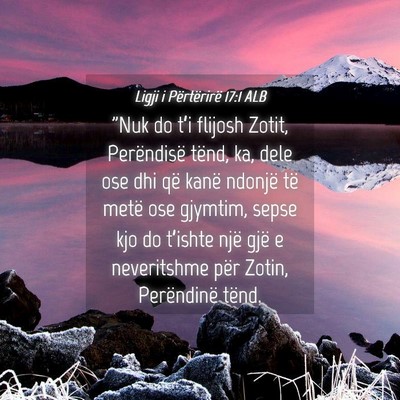 Picture 04 - Ligji i Përtërirë 17:1 ALB - 