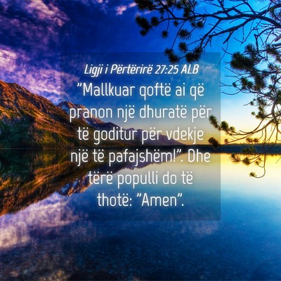 Picture 04 - Ligji i Përtërirë 27:25 ALB - 