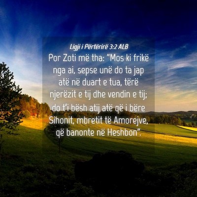 Picture 04 - Ligji i Përtërirë 3:2 ALB - Por Zoti më tha: 
