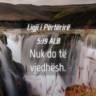 Picture 04 - Ligji i Përtërirë 5:19 ALB - Nuk do të - Bible Verse Picture