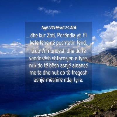Picture 04 - Ligji i Përtërirë 7:2 ALB - dhe kur Zoti, Perëndia yt, t’i ketë lënë - Bible Verse Picture