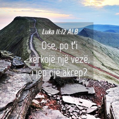 Picture 04 - Luka 11:12 ALB - Ose, po t’i kërkojë një vezë, i jep një - Bible Verse Picture