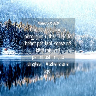 Picture 04 - Mateu 3:15 ALB - Dhe Jezusi, duke iu përgjigjur, u tha: “Lejo - Bible Verse Picture