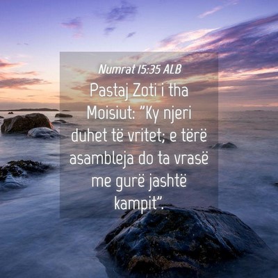 Picture 04 - Numrat 15:35 ALB - Pastaj Zoti i tha Moisiut: 
