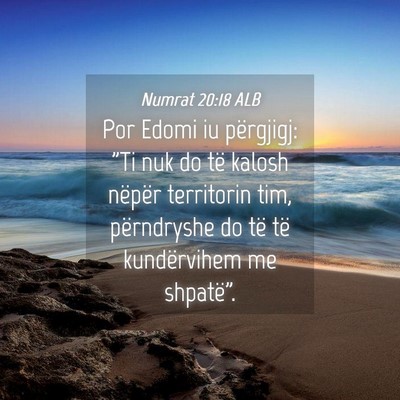Picture 04 - Numrat 20:18 ALB - Por Edomi iu përgjigj: 