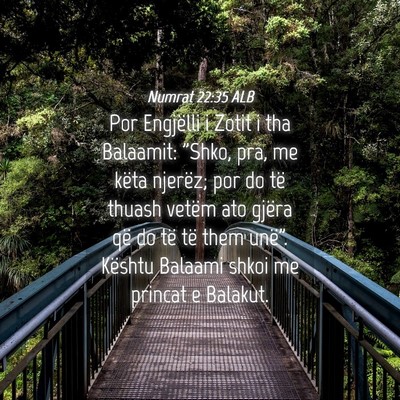 Picture 04 - Numrat 22:35 ALB - Por Engjëlli i Zotit i tha Balaamit: 