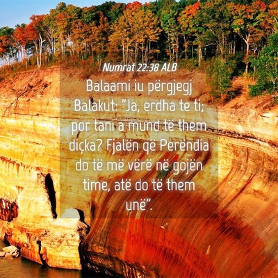 Picture 04 - Numrat 22:38 ALB - Balaami iu përgjegj Balakut: 