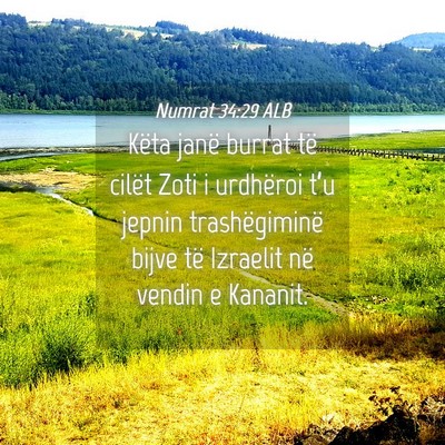 Picture 04 - Numrat 34:29 ALB - Këta janë burrat të cilët Zoti i urdhëroi - Bible Verse Picture