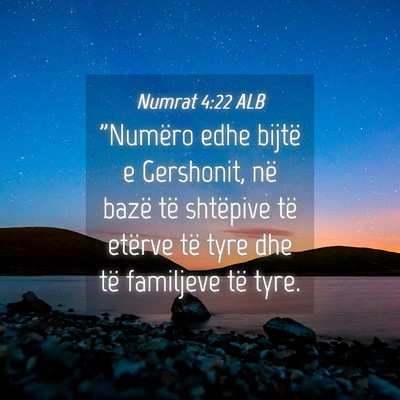 Picture 04 - Numrat 4:22 ALB - 