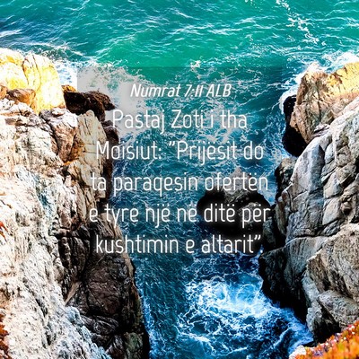 Picture 04 - Numrat 7:11 ALB - Pastaj Zoti i tha Moisiut: 