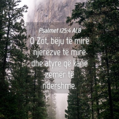 Picture 04 - Psalmet 125:4 ALB - O Zot, bëju të mirë njerëzve të mirë dhe - Bible Verse Picture