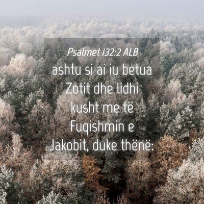 Picture 04 - Psalmet 132:2 ALB - ashtu si ai iu betua Zotit dhe lidhi kusht me të - Bible Verse Picture