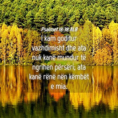 Picture 04 - Psalmet 18:38 ALB - I kam goditur vazhdimisht dhe ata nuk kanë - Bible Verse Picture