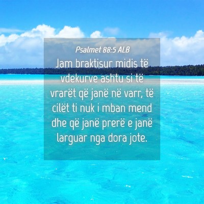 Picture 04 - Psalmet 88:5 ALB - Jam braktisur midis të vdekurve ashtu si të - Bible Verse Picture
