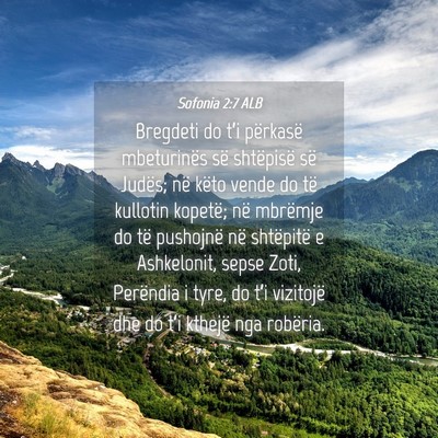 Picture 04 - Sofonia 2:7 ALB - Bregdeti do t’i përkasë mbeturinës së - Bible Verse Picture