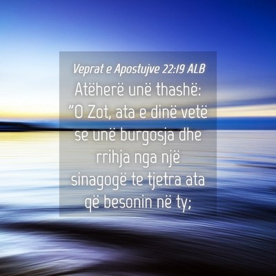 Picture 04 - Veprat e Apostujve 22:19 ALB - Atëherë unë thashë: 