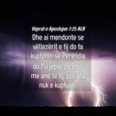 Picture 04 - Veprat e Apostujve 7:25 ALB - Dhe ai mendonte se vëllezërit e tij do ta - Bible Verse Picture