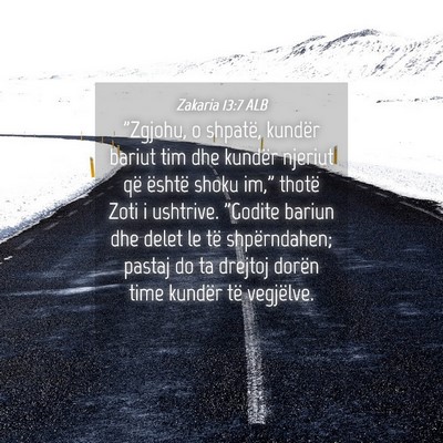 Picture 04 - Zakaria 13:7 ALB - 
