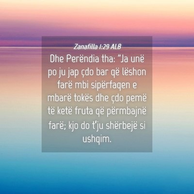 Picture 04 - Zanafilla 1:29 ALB - Dhe Perëndia tha: 