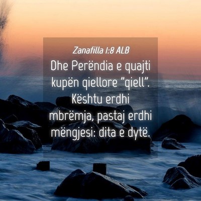 Picture 04 - Zanafilla 1:8 ALB - Dhe Perëndia e quajti kupën qiellore 