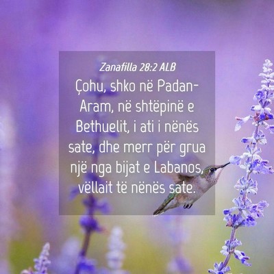 Picture 04 - Zanafilla 28:2 ALB - Çohu, shko në Padan-Aram, në shtëpinë e - Bible Verse Picture