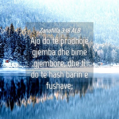 Picture 04 - Zanafilla 3:18 ALB - Ajo do të prodhojë gjemba dhe bimë gjembore, - Bible Verse Picture