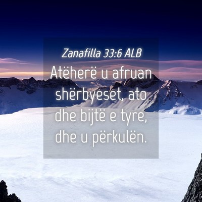Picture 04 - Zanafilla 33:6 ALB - Atëherë u afruan shërbyeset, ato dhe bijtë e - Bible Verse Picture