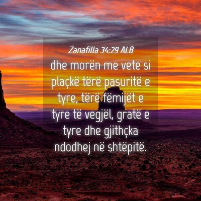 Picture 04 - Zanafilla 34:29 ALB - dhe morën me vete si plaçkë tërë pasuritë e - Bible Verse Picture