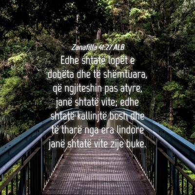 Picture 04 - Zanafilla 41:27 ALB - Edhe shtatë lopët e dobëta dhe të shëmtuara, - Bible Verse Picture