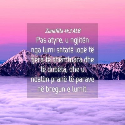 Picture 04 - Zanafilla 41:3 ALB - Pas atyre, u ngjitën nga lumi shtatë lopë të - Bible Verse Picture
