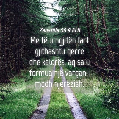 Picture 04 - Zanafilla 50:9 ALB - Me të u ngjitën lart gjithashtu qerre dhe - Bible Verse Picture