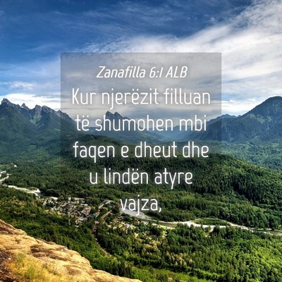 Picture 04 - Zanafilla 6:1 ALB - Kur njerëzit filluan të shumohen mbi faqen e - Bible Verse Picture