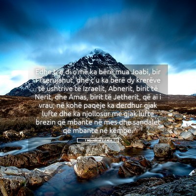 Picture 05 - 1 Mbretërve 2:5 ALB - Edhe ti e di ç’më ka bërë mua Joabi, bir i - Bible Verse Picture