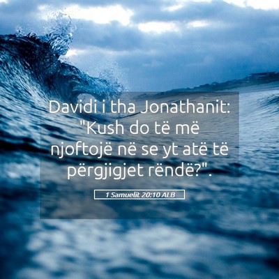 Picture 05 - 1 Samuelit 20:10 ALB - Davidi i tha Jonathanit: 