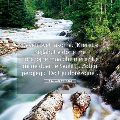 Picture 05 - 1 Samuelit 23:12 ALB - Davidi pyeti akoma: 