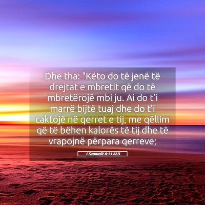 Picture 05 - 1 Samuelit 8:11 ALB - Dhe tha: 