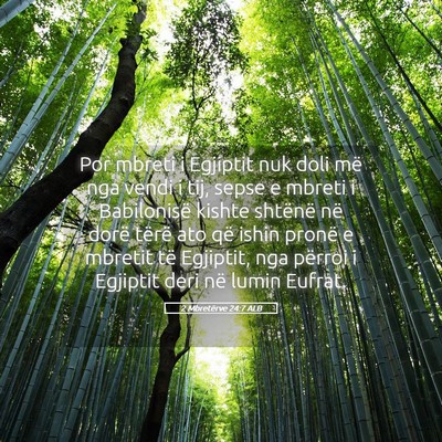 Picture 05 - 2 Mbretërve 24:7 ALB - Por mbreti i Egjiptit nuk doli më nga vendi i - Bible Verse Picture