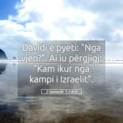 Picture 05 - 2 Samuelit 1:3 ALB - Davidi e pyeti: 