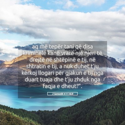 Picture 05 - 2 Samuelit 4:11 ALB - aq më tepër tani që disa kriminelë kanë - Bible Verse Picture
