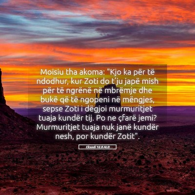 Picture 05 - Eksodi 16:8 ALB - Moisiu tha akoma: 
